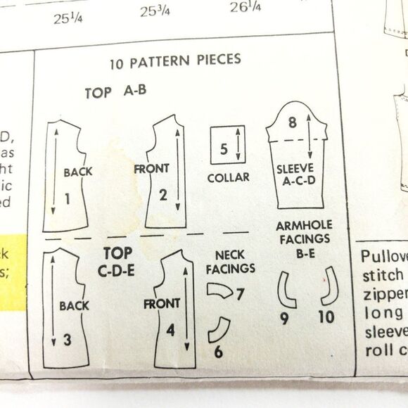 McCall’s 4568, 6459 & Butterick 6184 70’s Patterns - Picture 5 of 13